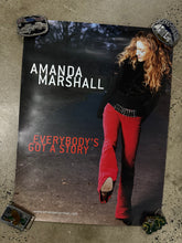 Load image into Gallery viewer, Vintage 2001 Amanda Marshall Album Promo Double Sided Poster (18x24)