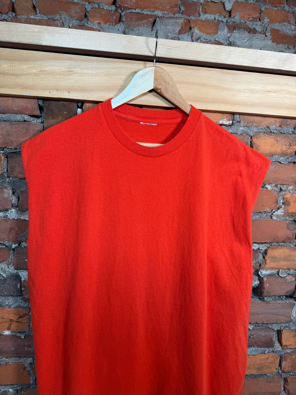 Vintage Orange Cutoff Tee (XL)