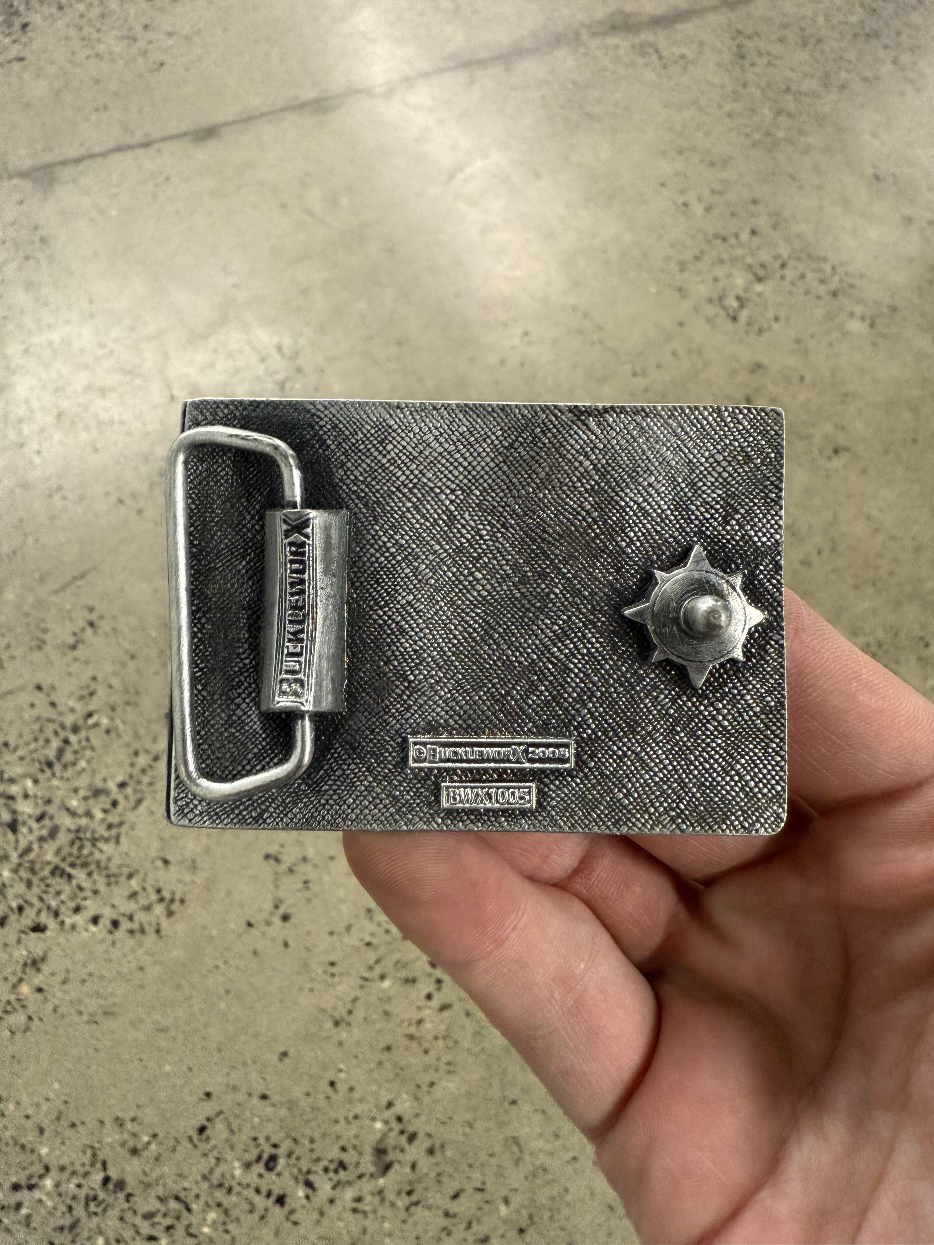 2000s Warning I’m Irish Belt Buckle