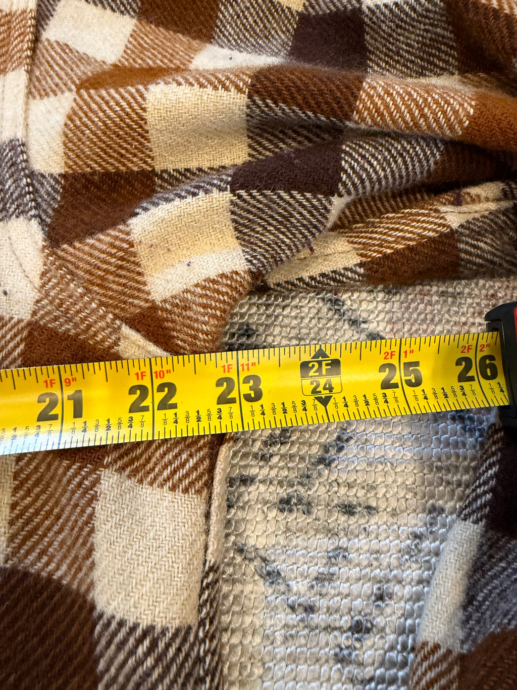 Vintage Woolrich Brown Flannel Shirt (L)