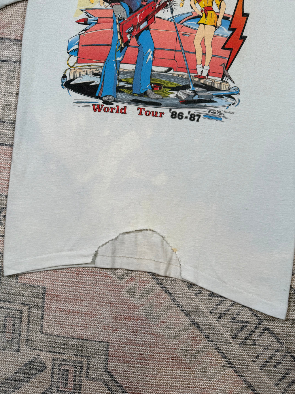 Vintage 1986-87 Bo Diddley Tour T-Shirt (M/L)