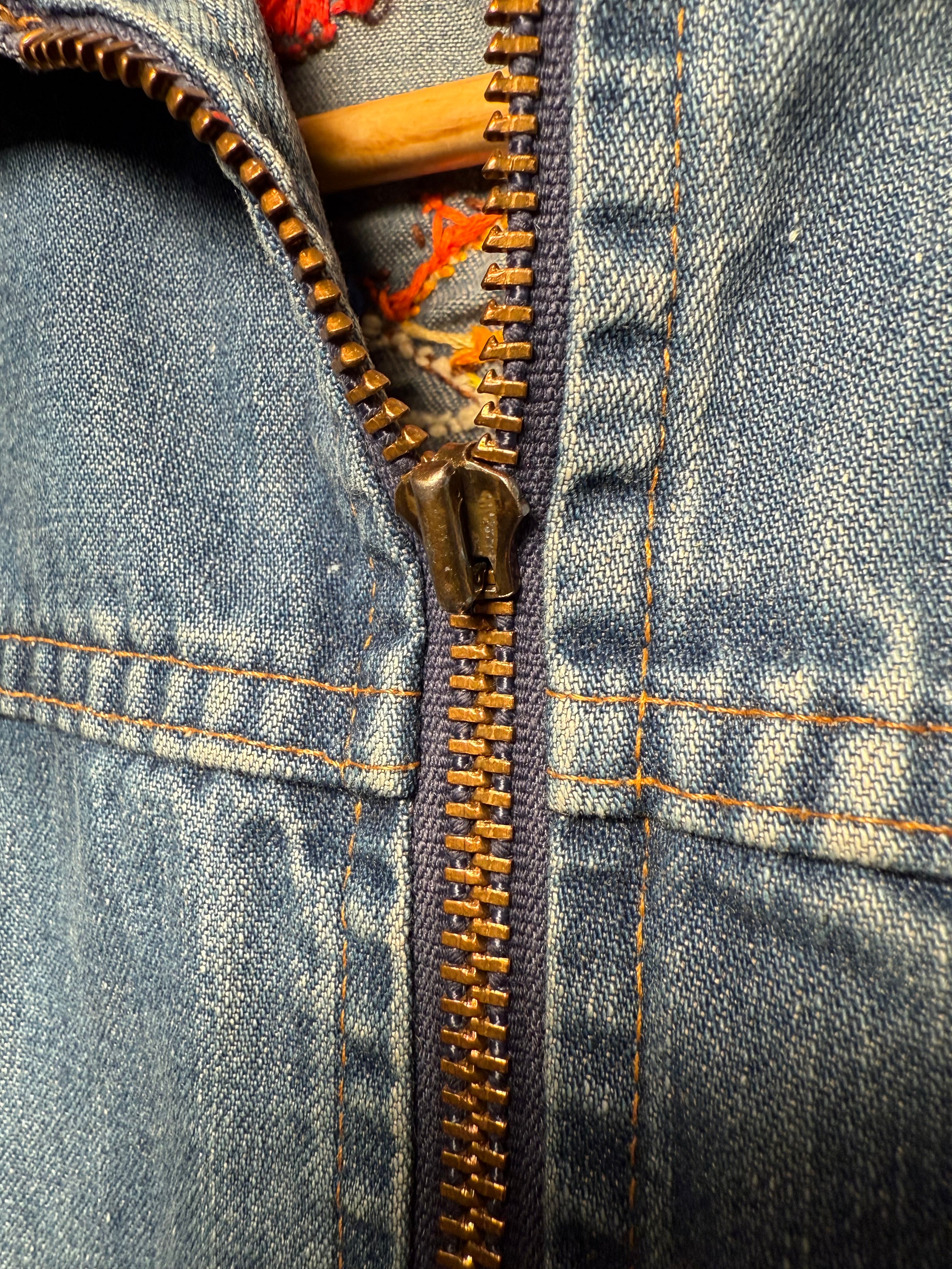 Vintage 70s Levi’s Orange Tab Western Stitched Jean Jacket (WS)(Flaw)