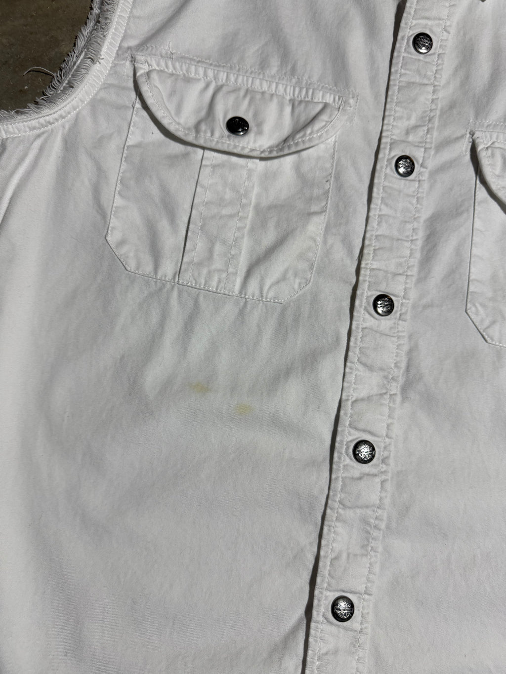 Harley Davidson Cutoff Woman’s Button Down (WM)