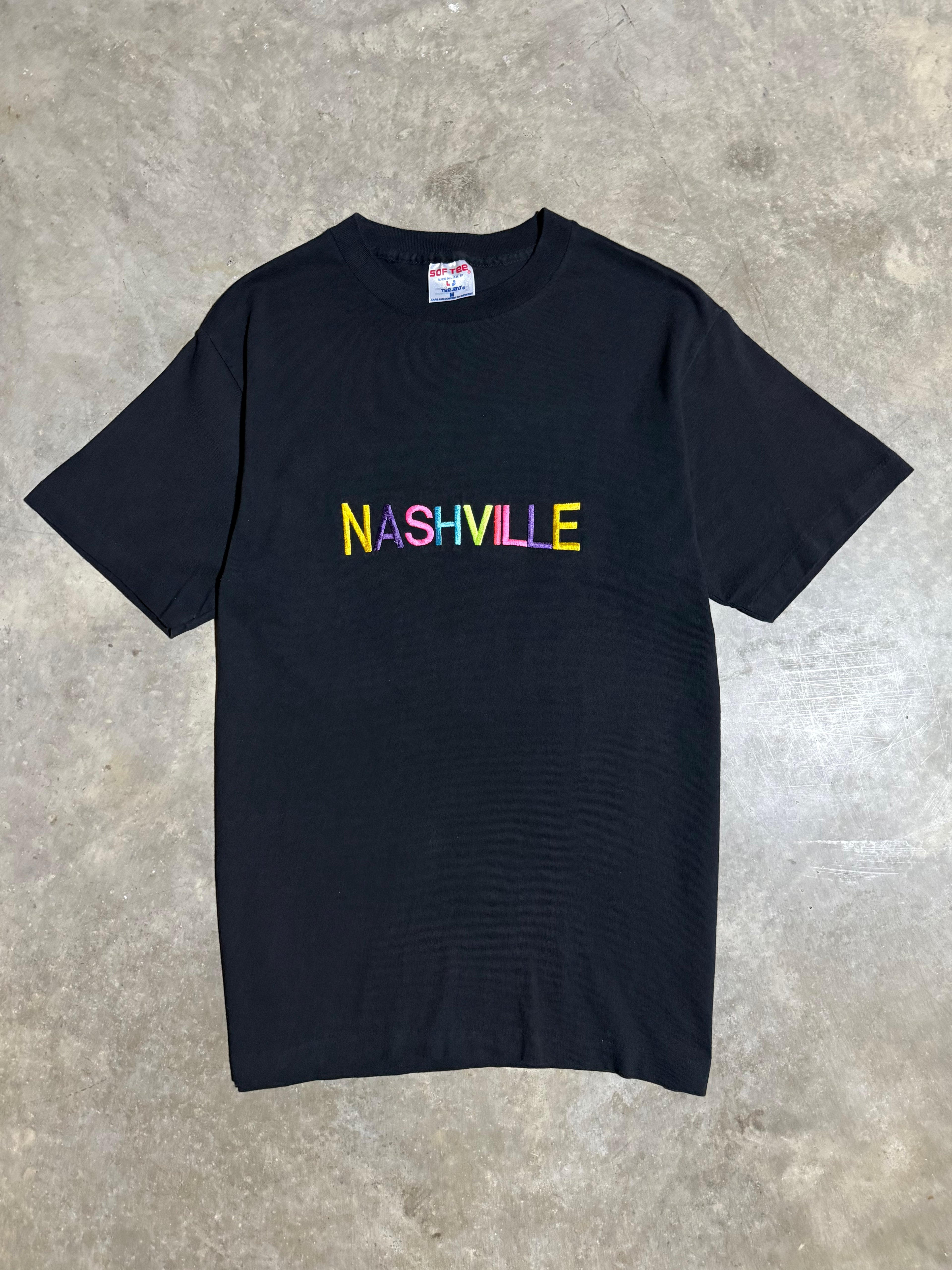 Vintage Nashville Embroidered Tee (M)