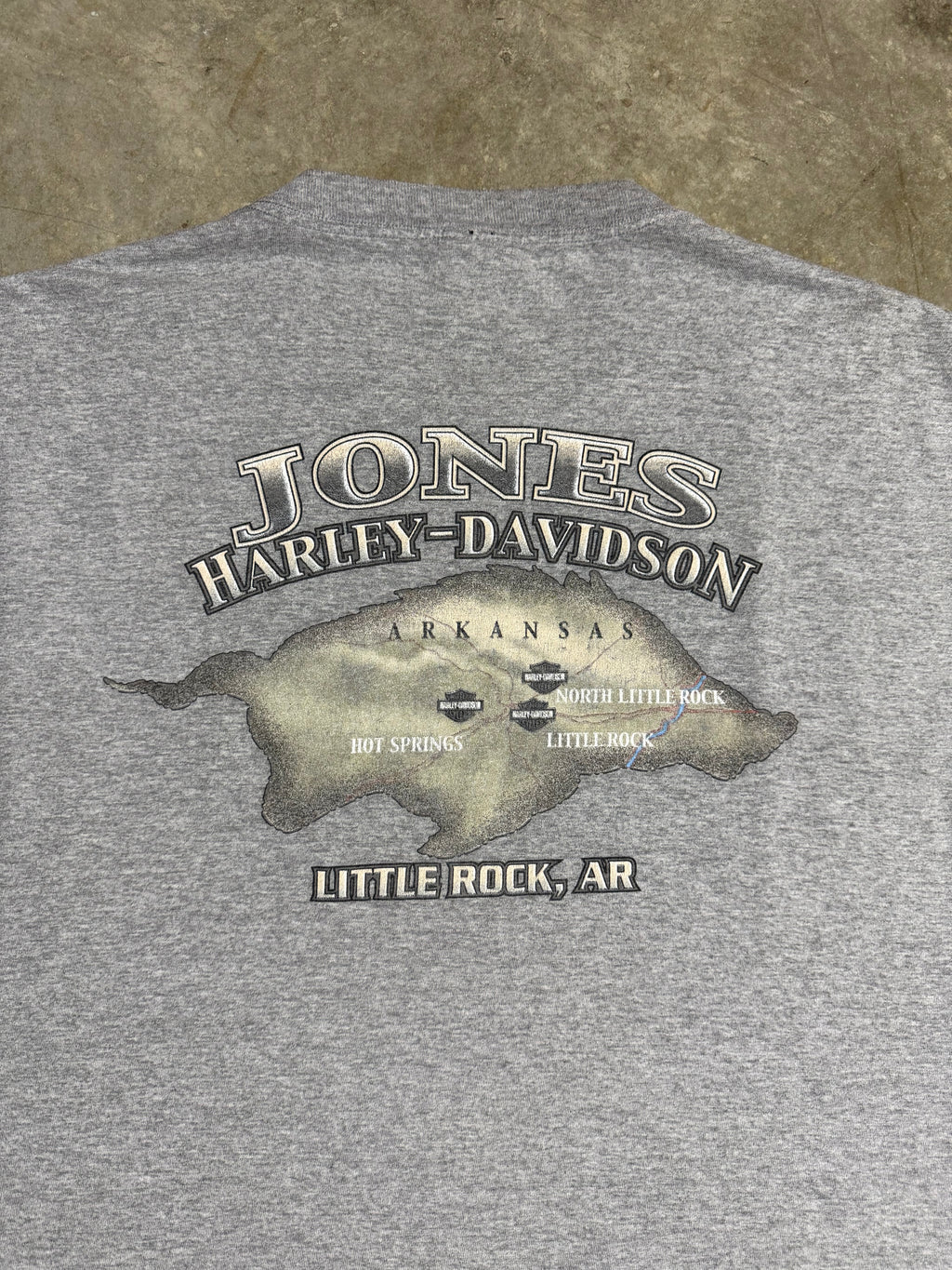 Lot of 2 Vintage Distressed Harley/Biker Shirts (3XL)