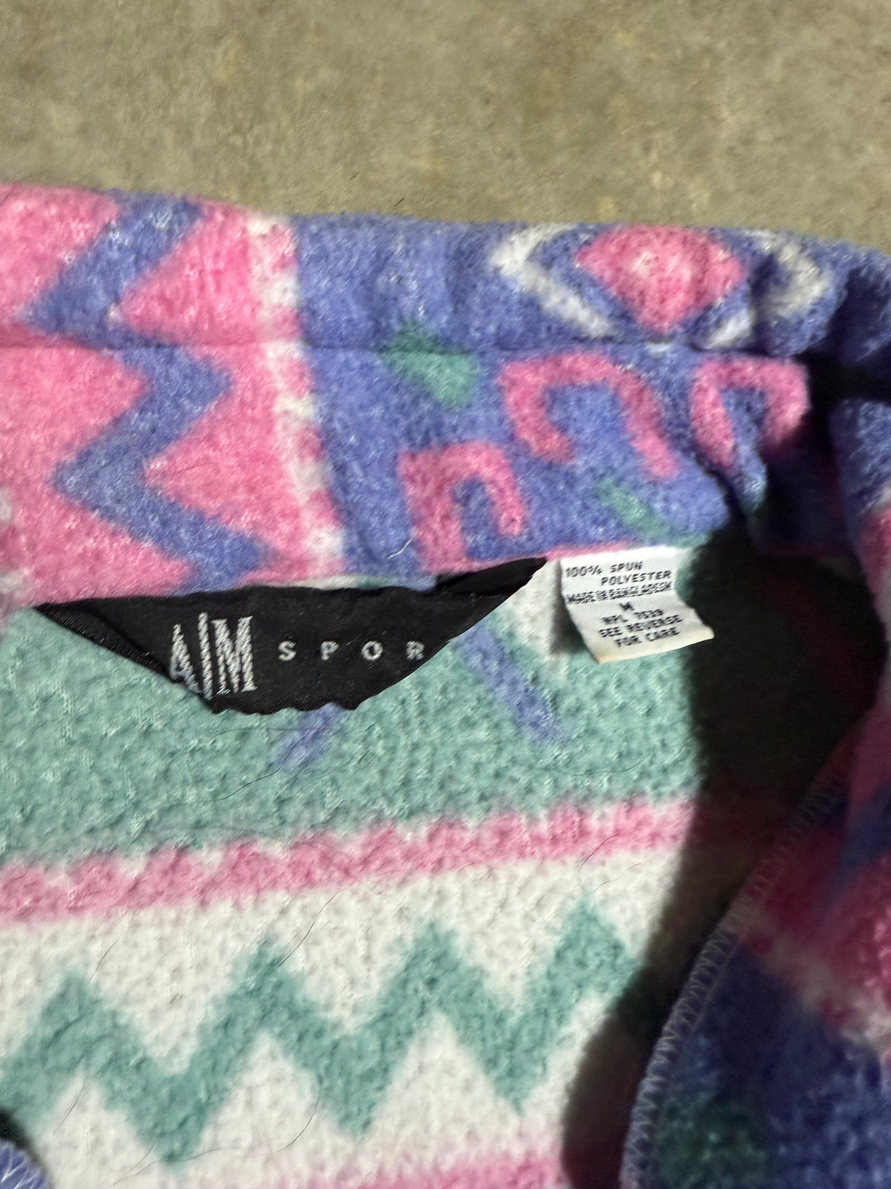 Vintage Aim Sports Fleece Pullover (M)