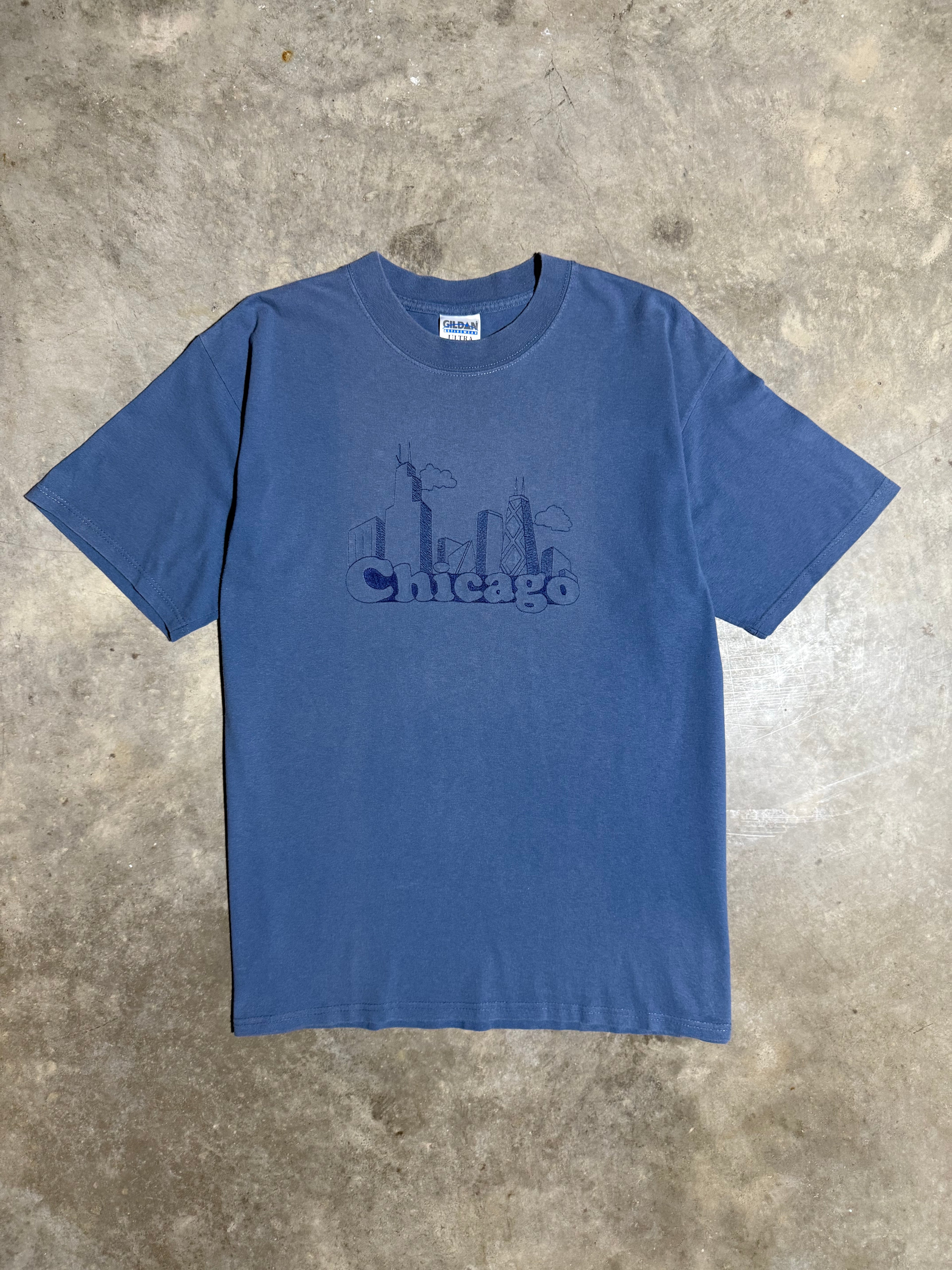 Vintage Chicago Embroidered Tee (L)