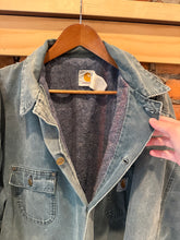 Load image into Gallery viewer, Vintage Distressed Carhartt Blanket Lined Chore Coat (XL)
