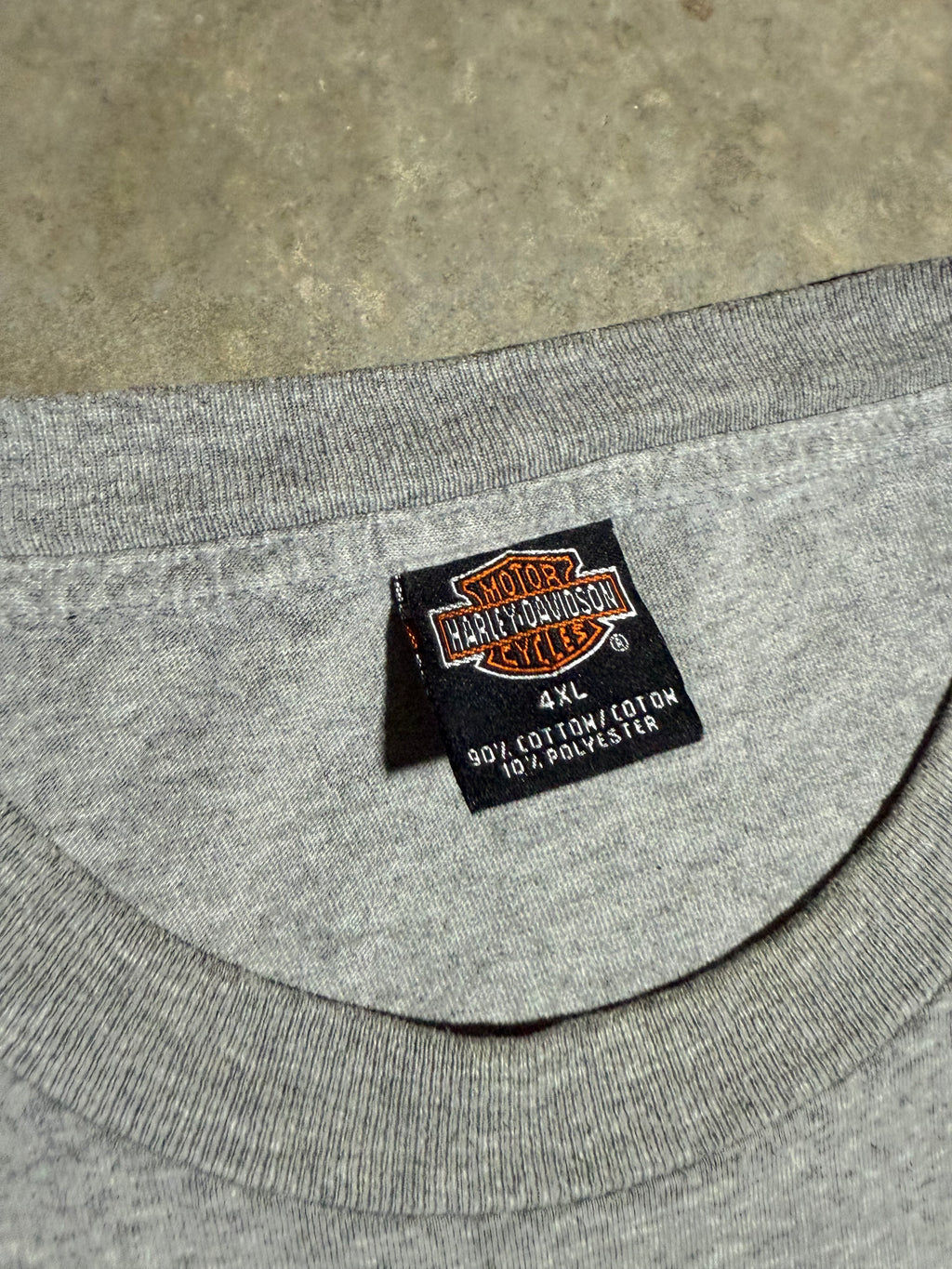 Lot of 2 Vintage Distressed Harley/Biker Shirts (3XL)