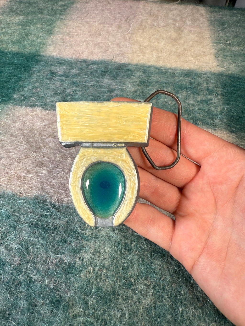 2000s Toilet Belt Buckle
