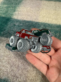 Vintage Monster Trucks Belt Buckle
