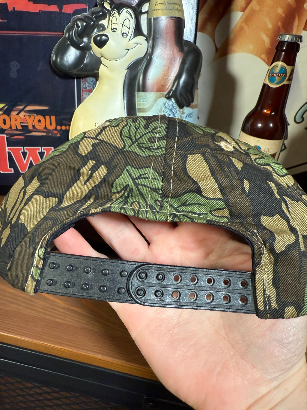 Vintage Nalco Chemical Co Camo Snapback Hat