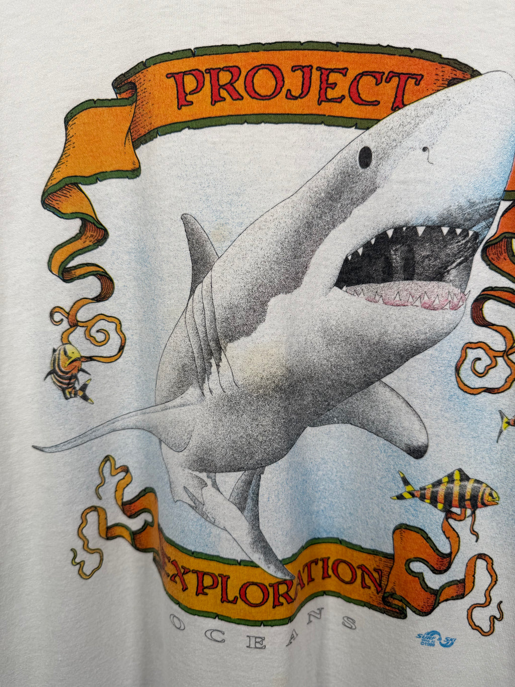 Vintage 1998 Project Exploration Shark T-Shirt (XL)