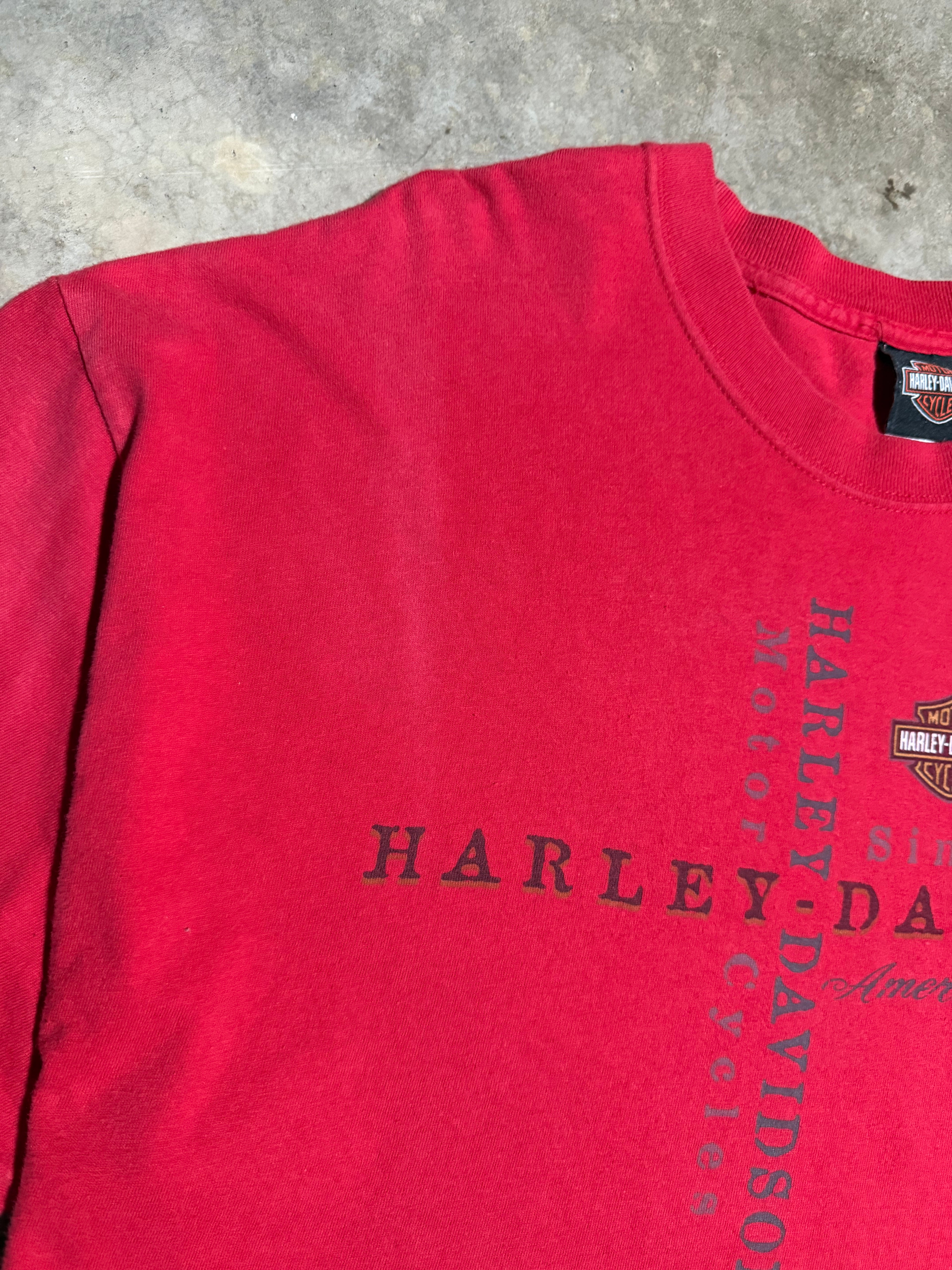 Vintage Harley Davidson Topeka Red Tee (XL)
