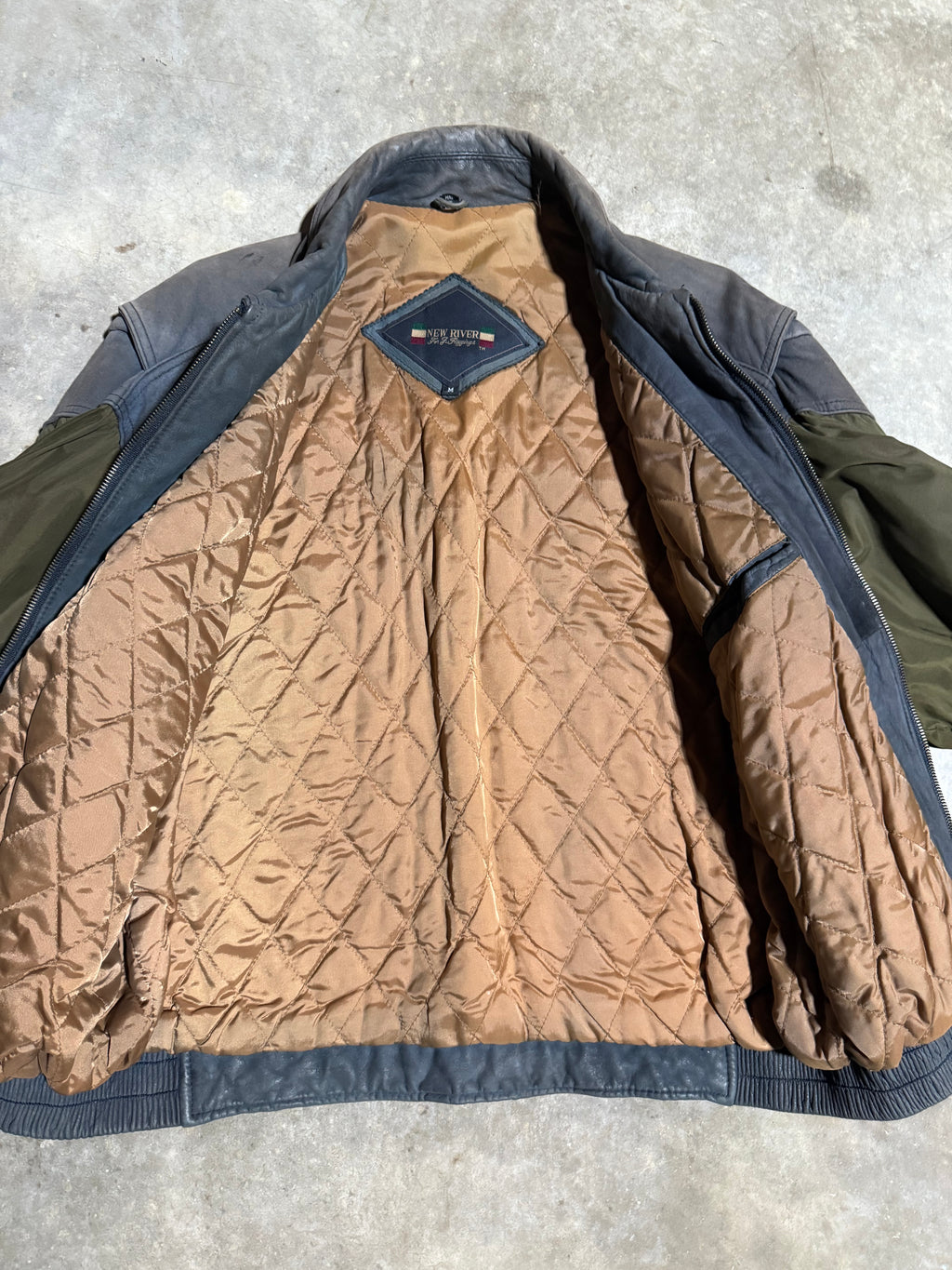 Vintage New River Flannel Back Jacket (M)
