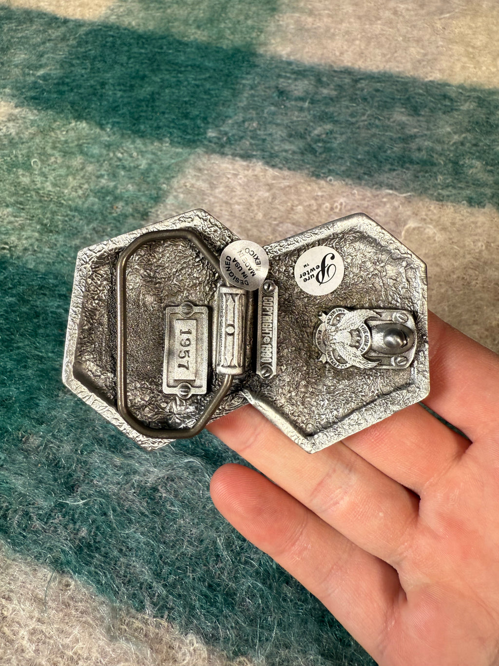 Vintage Dice Belt Buckle