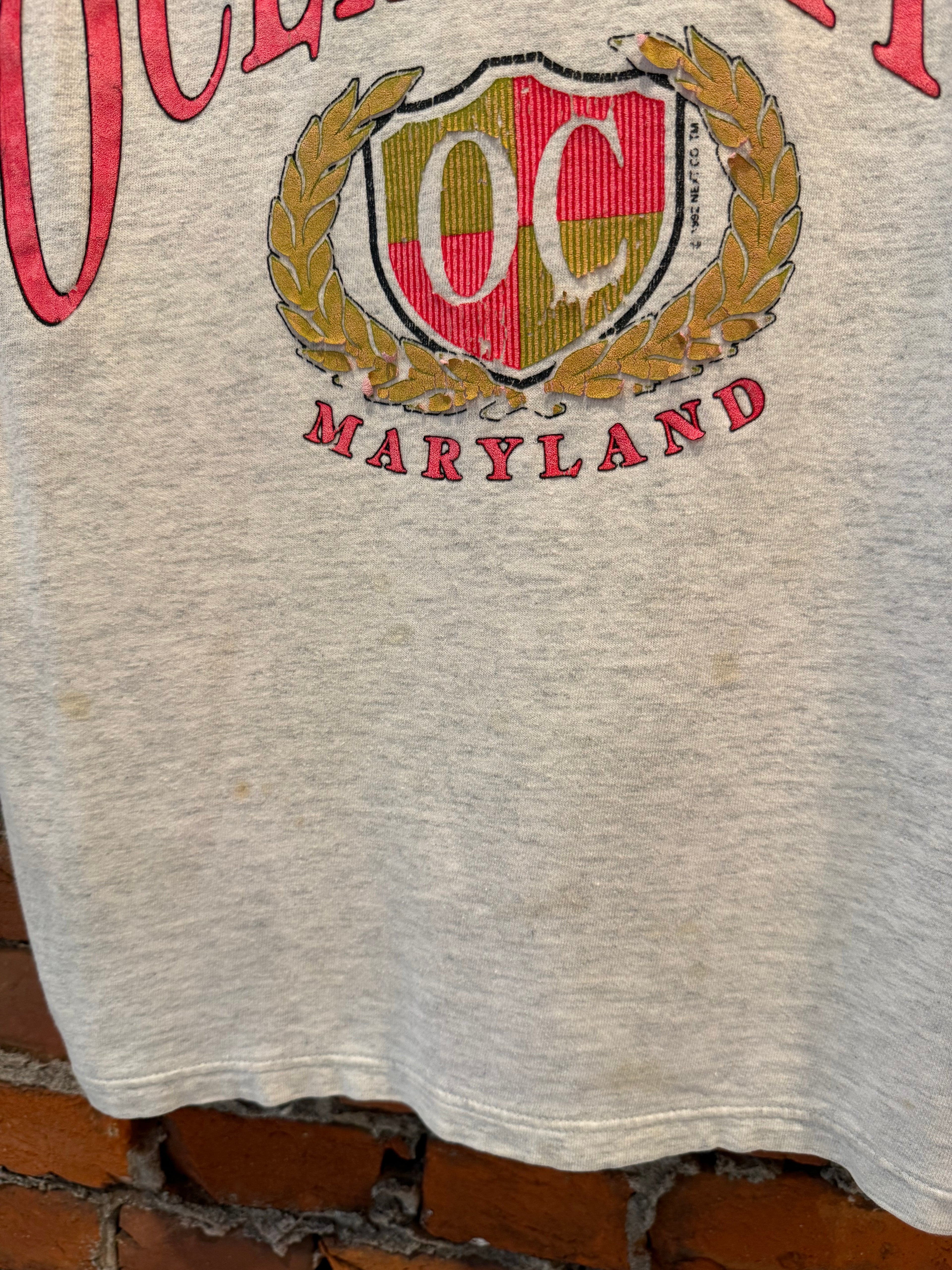 Vintage Early 90s Ocean City Maryland Button Tee (S)