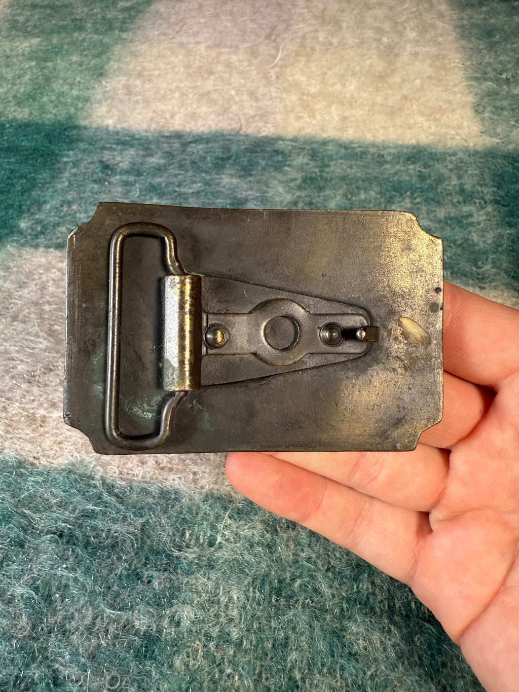 Vintage Queen of the West Mississippi Steamboat Belt Buckle
