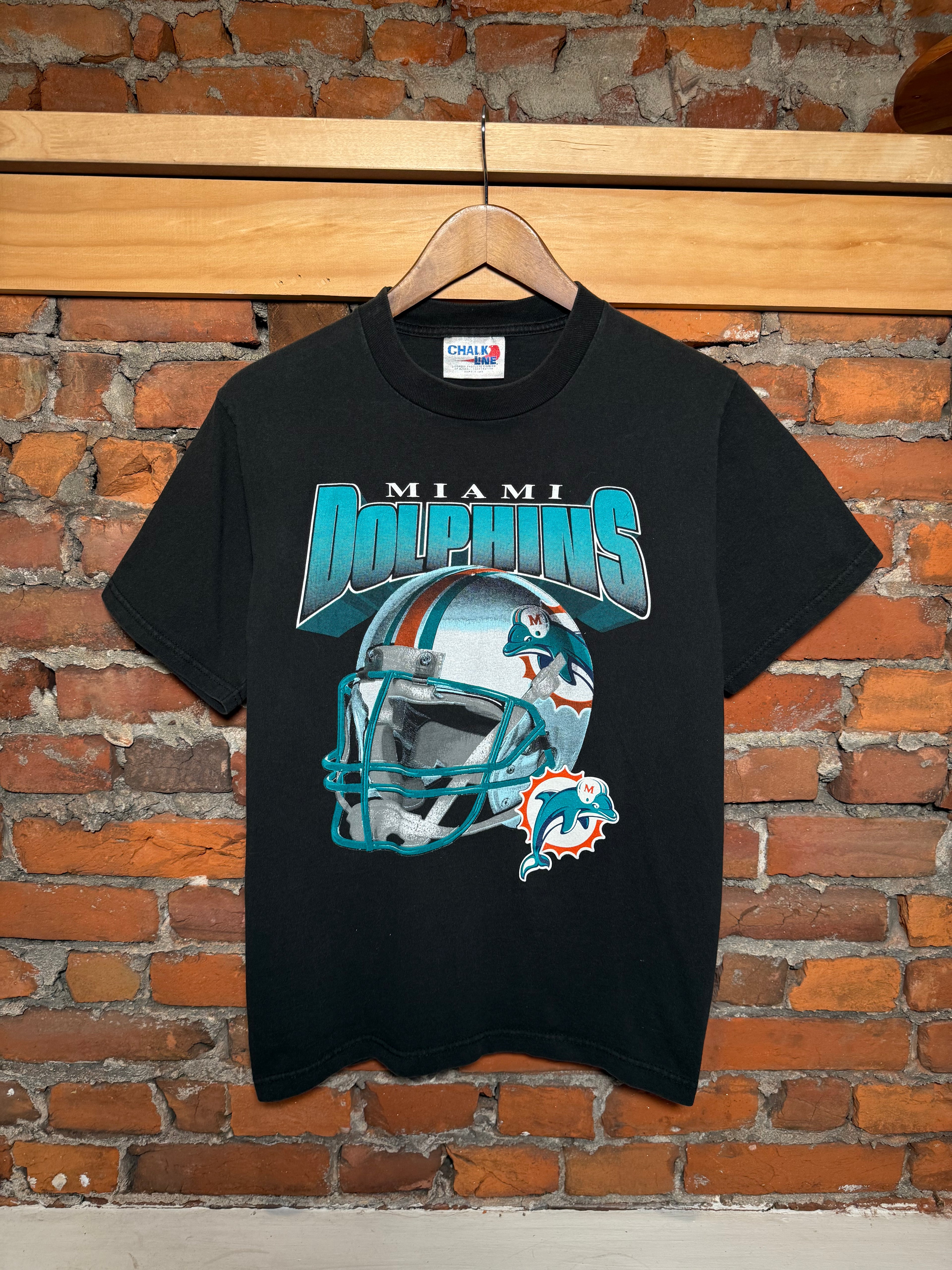 Vintage 90s Miami Dolphins Helmet T-Shirt (S)