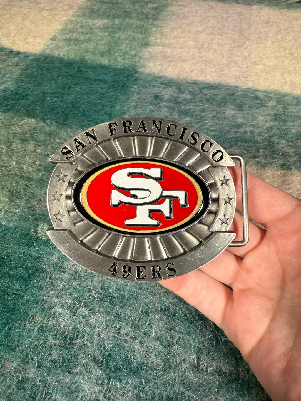 Vintage 2000s San Francisco 49ers Oversized Belt Buckle