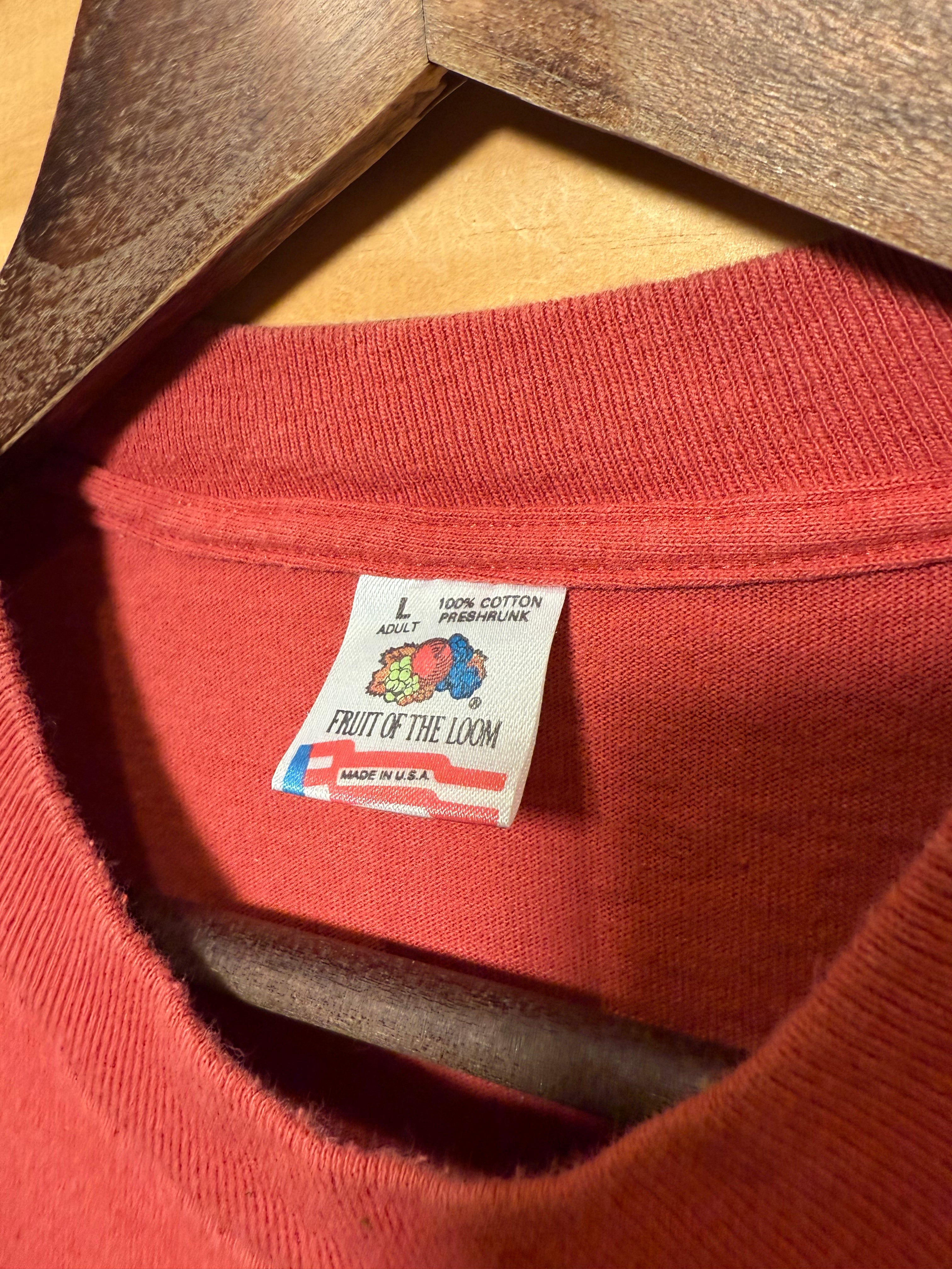 Vintage Early 90s Red Ohio State Tee (M/L)