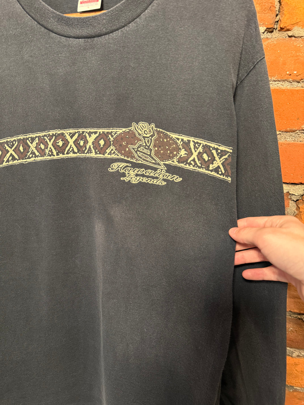 Vintage Hawaiian Legends Longsleeve Surf Shirt (L)