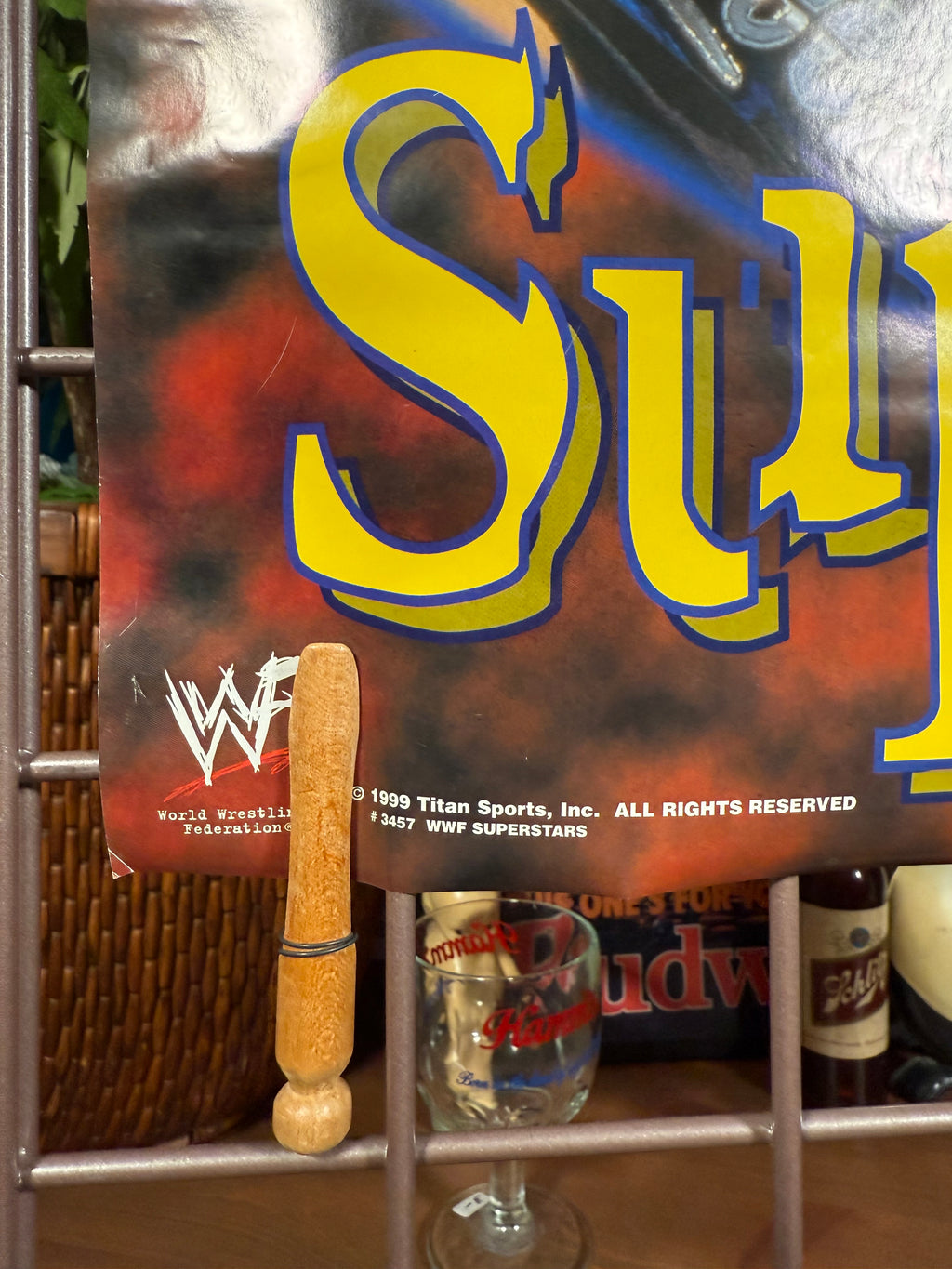 Vintage 1999 WWF Superstars Poster (22x34inch)