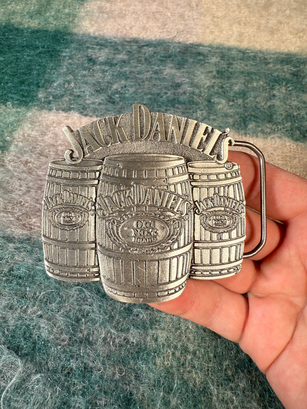 2005 Jack Daniels Whiskey Barrel Belt Buckle