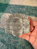 2005 Jack Daniels Whiskey Barrel Belt Buckle