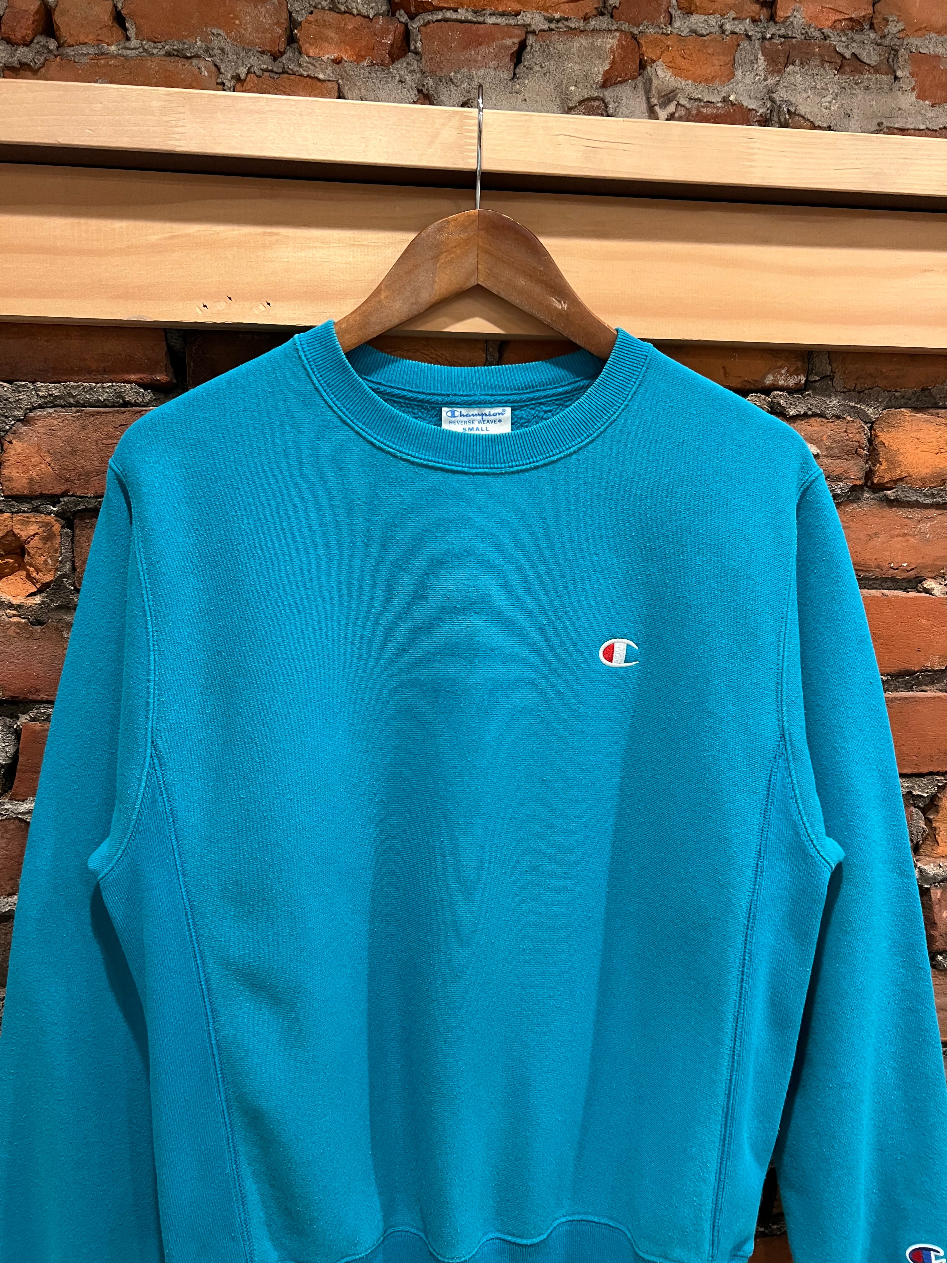 Modern Blue Champion Reverse Weave Crewneck (S)