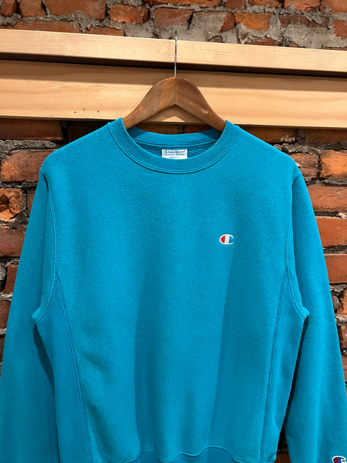 Modern Blue Champion Reverse Weave Crewneck (S)