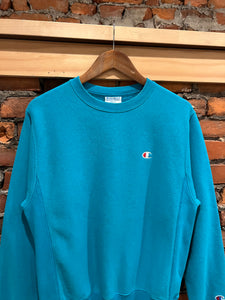 Modern Blue Champion Reverse Weave Crewneck (S)
