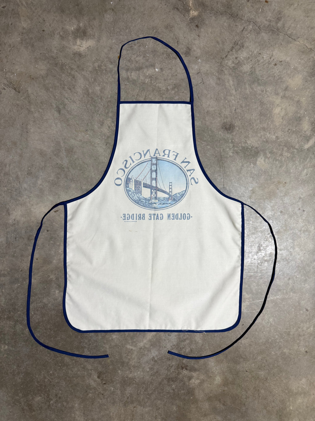 Vintage 1988 San Francisco Golden Gate Bridge Apron