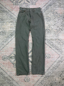 Vintage Levi’s 50 Button Fly Green Jeans (28x33)