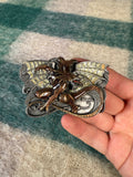 Vintage Dark Fantasy Dragon Belt Buckle