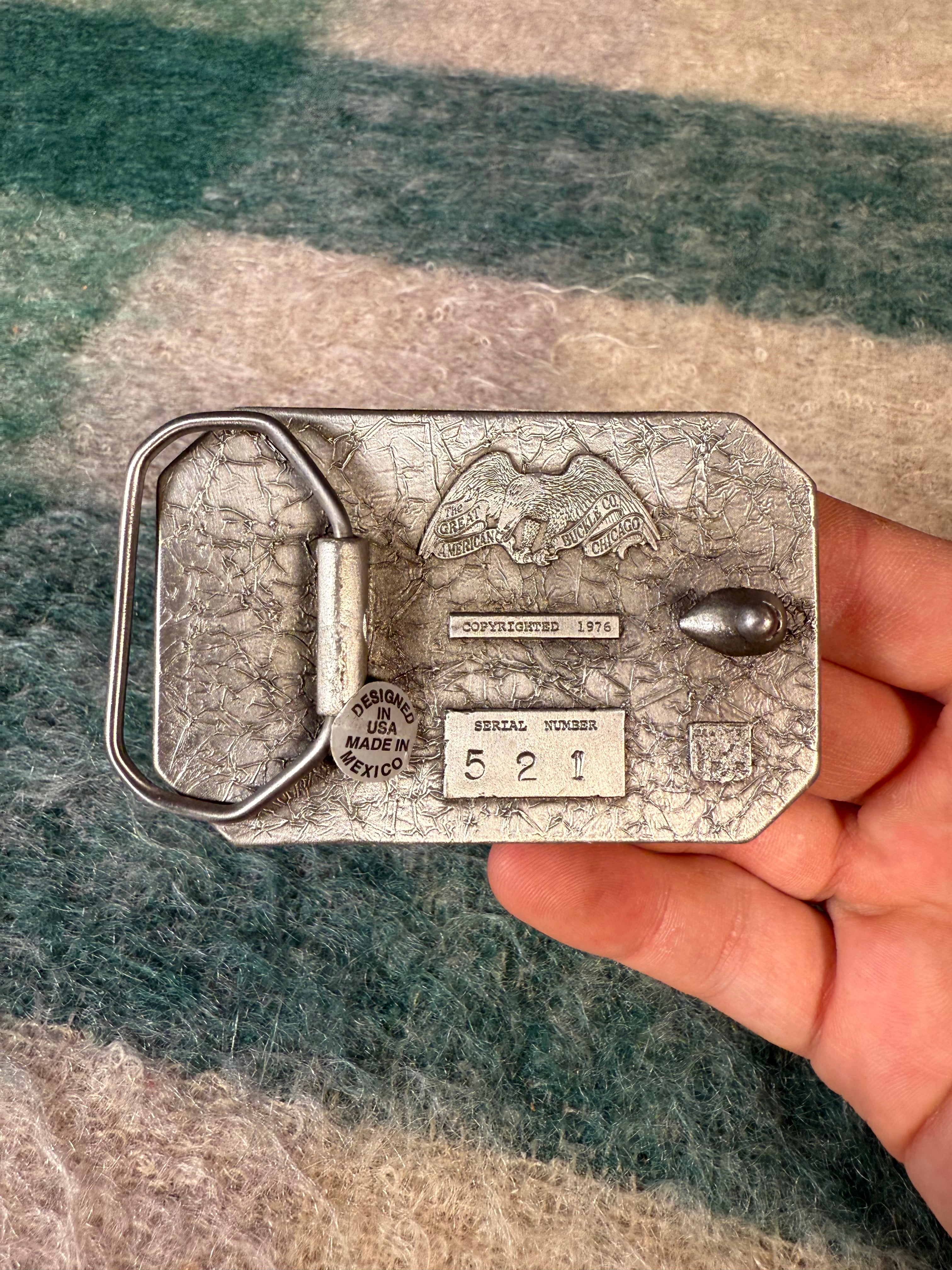 Vintage Flying Geese Belt Buckle
