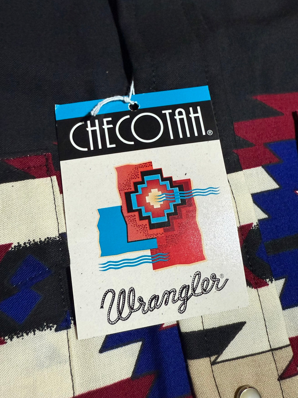 Vintage Wrangler Chcotah Pearl Snap Shirt (L)