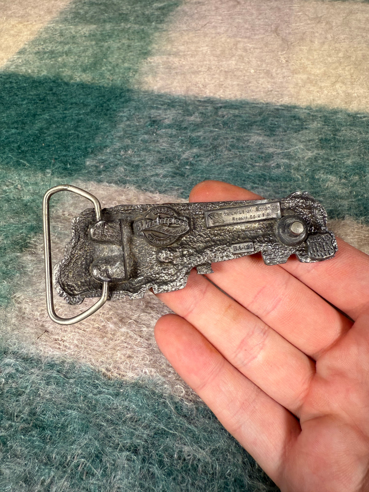 Vintage Fuel Truck Belt Buckle