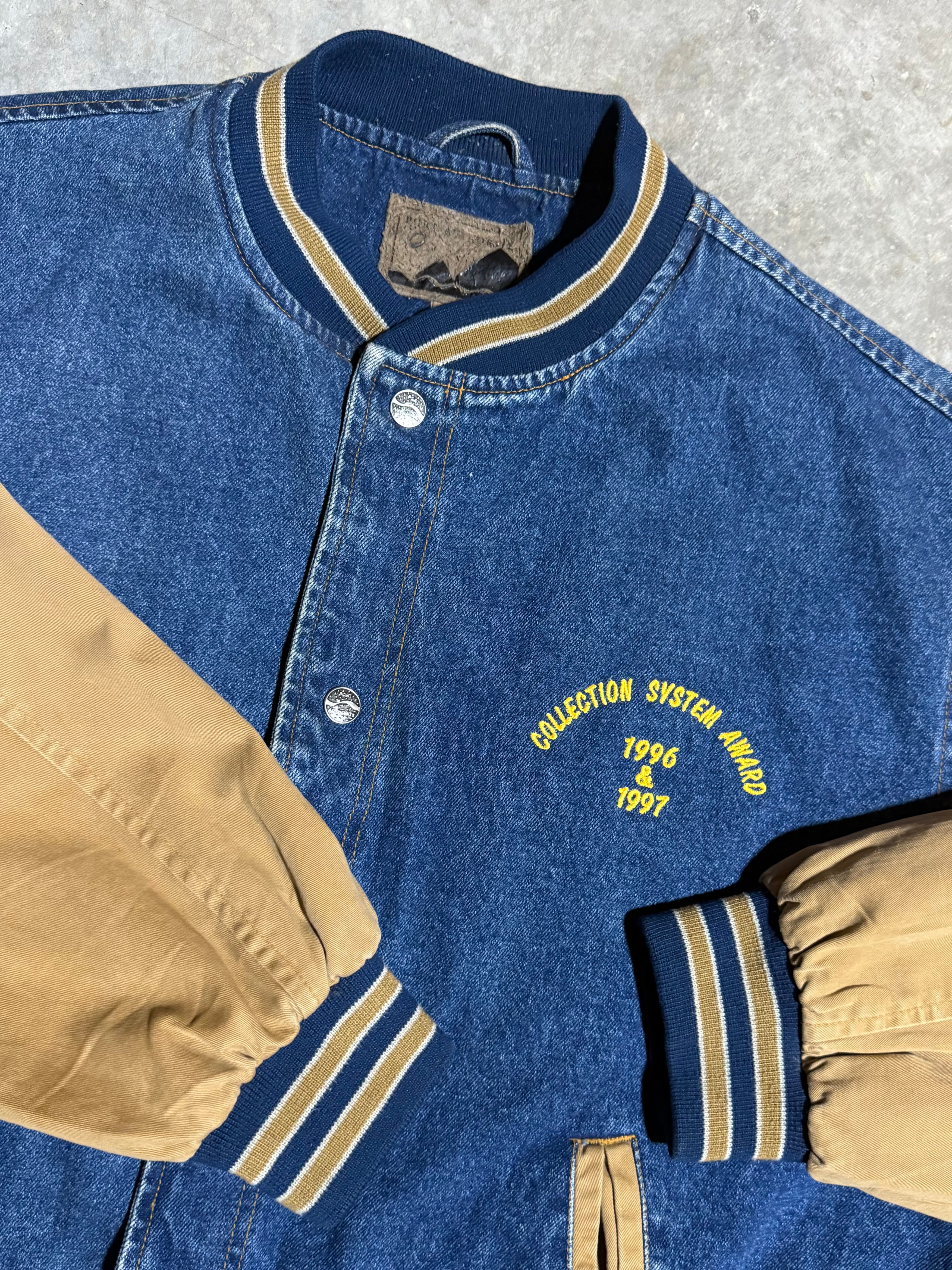 Vintage Indiana Water Pollution Control Jean Jacket (2XL)