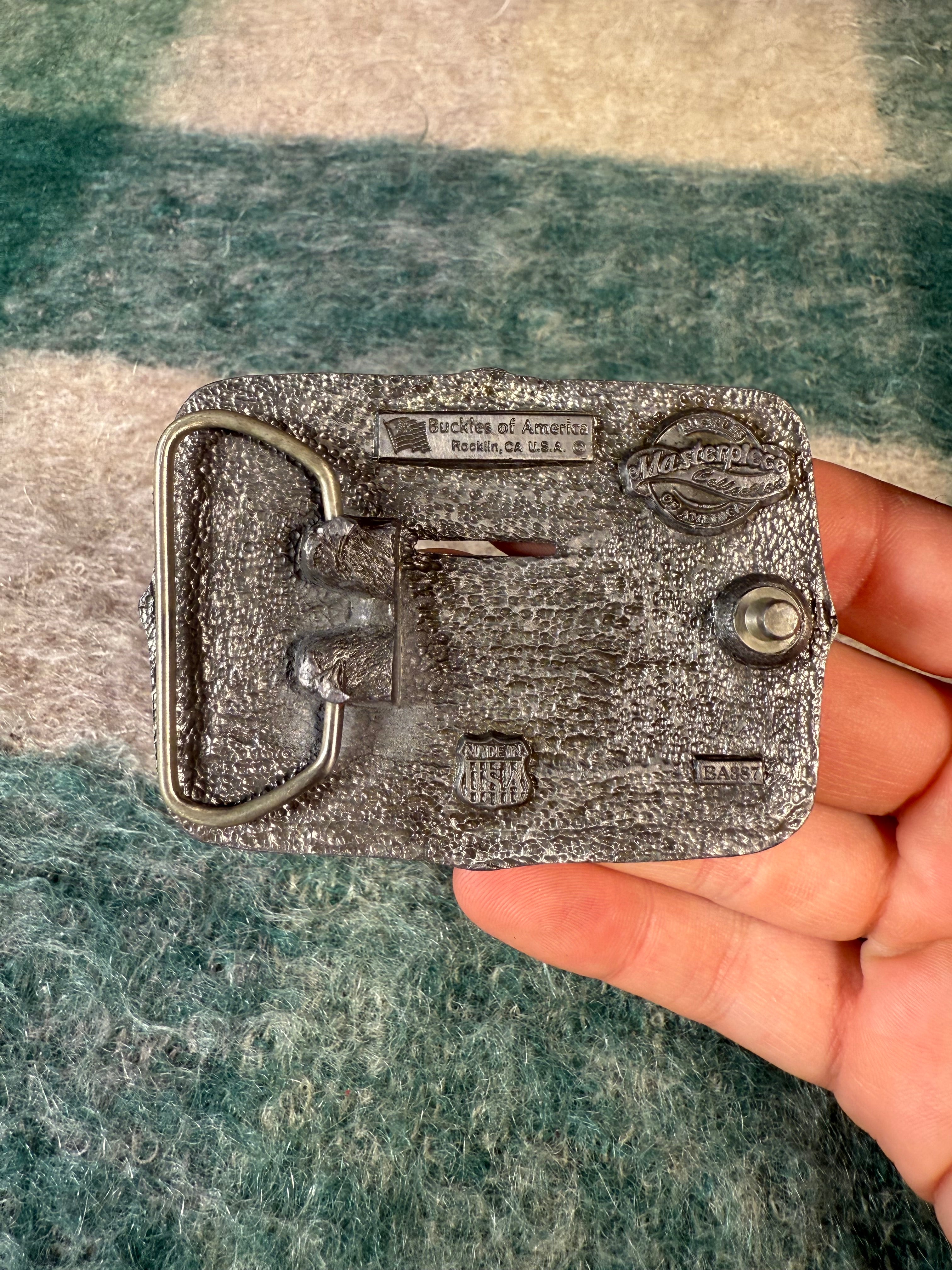 Vintage 25c To Unzip Pants Belt Buckle