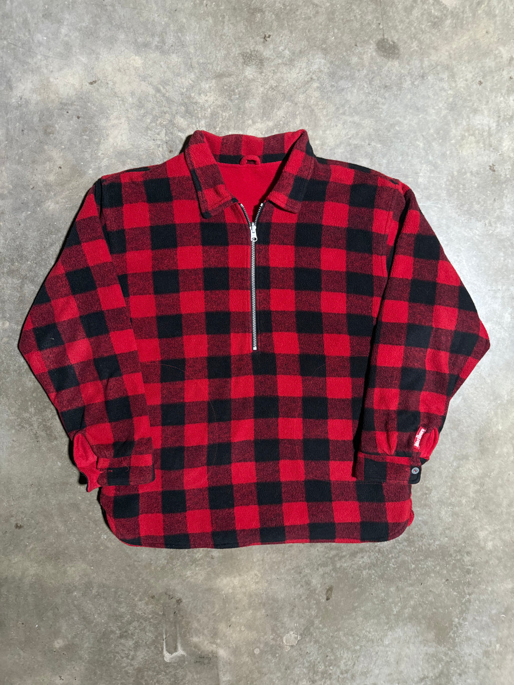 Vintage Reversible Marlboro Fleece Pullover (L)