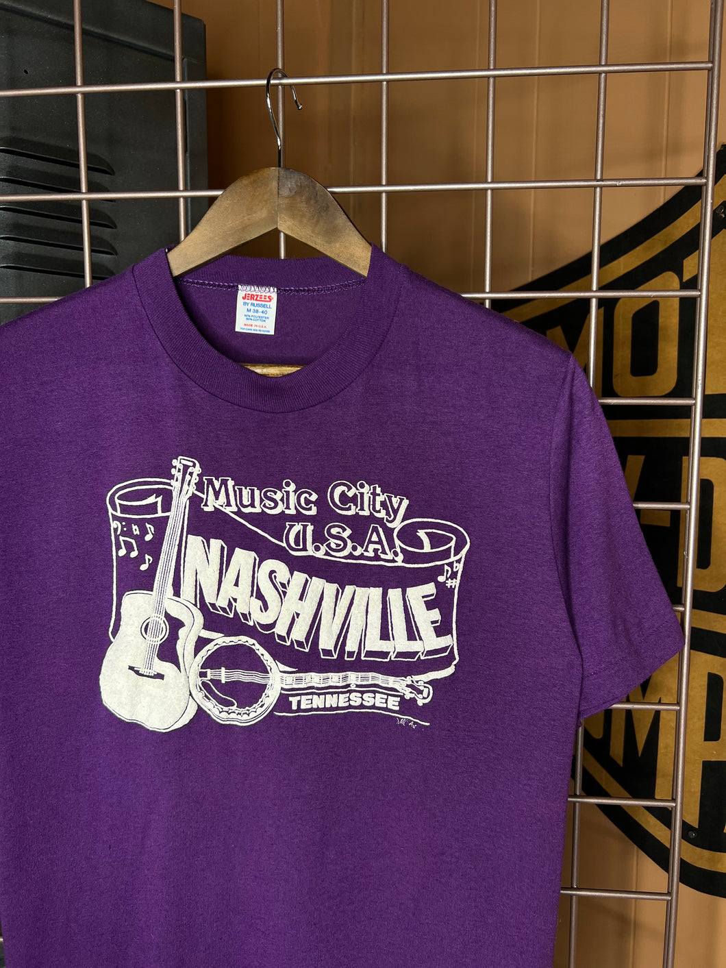 Vintage Nashville Puffy Print Tee (S)