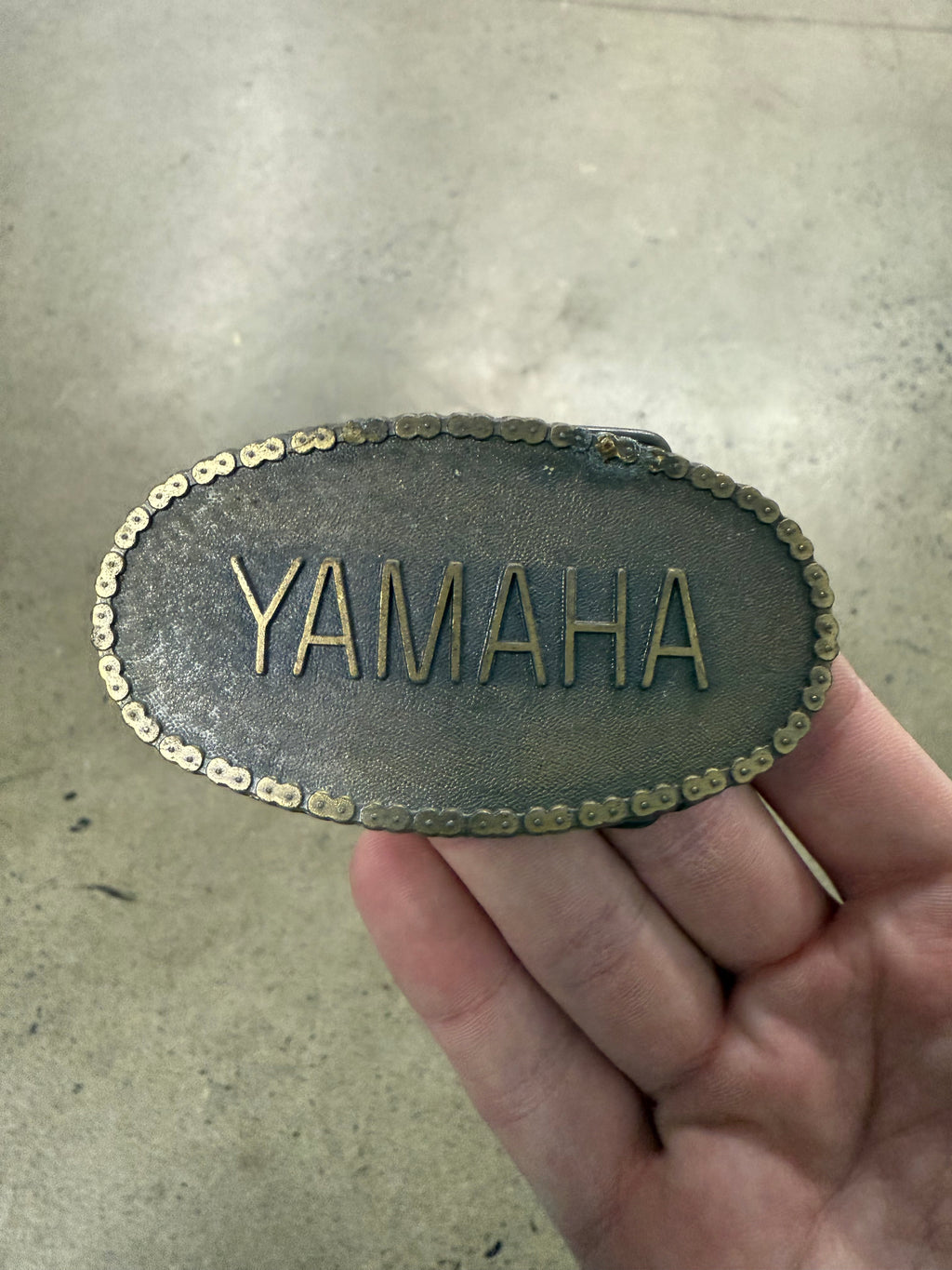 Vintage Yamaha Belt Buckle