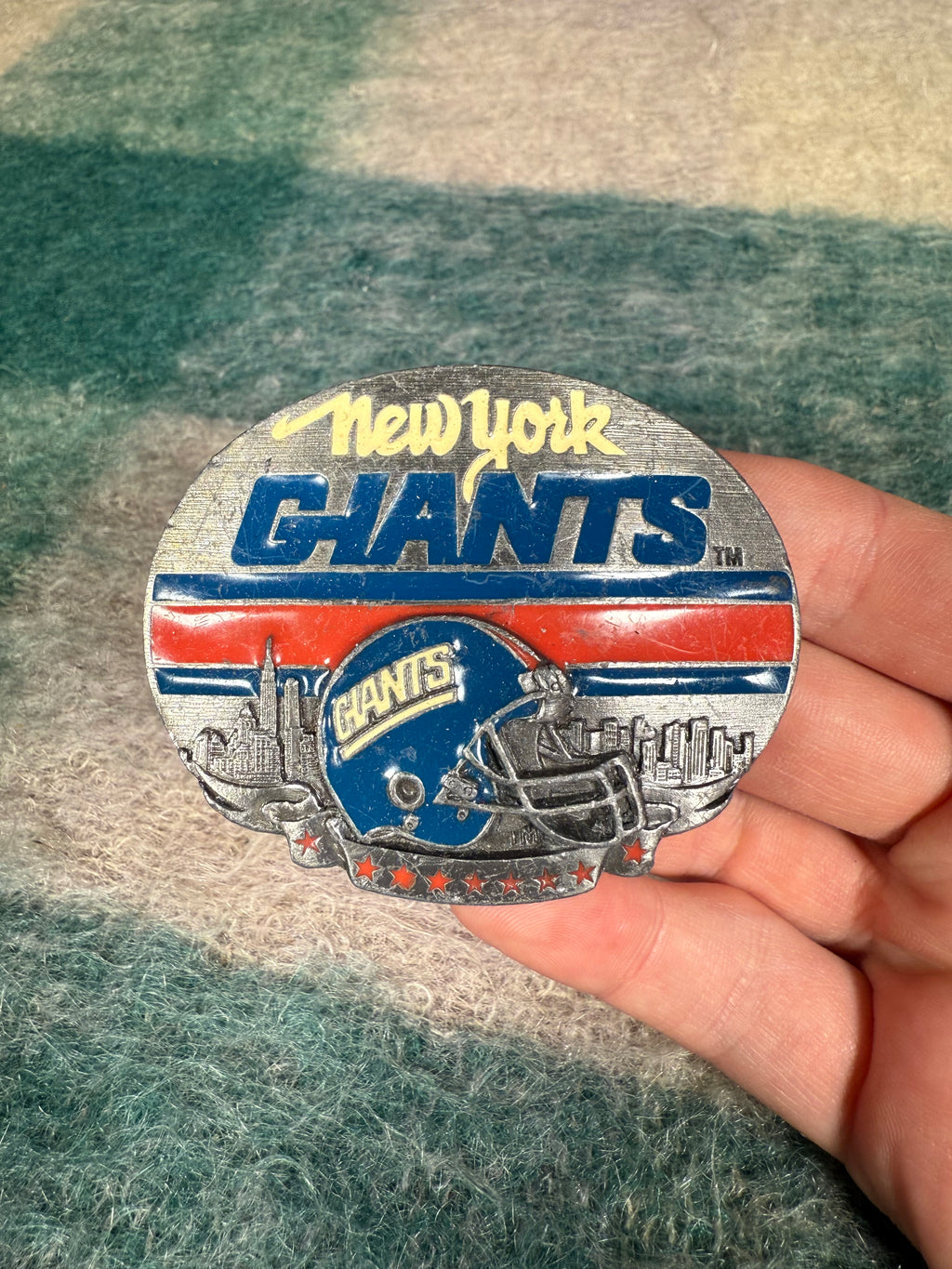 Vintage New York Giants Belt Buckle