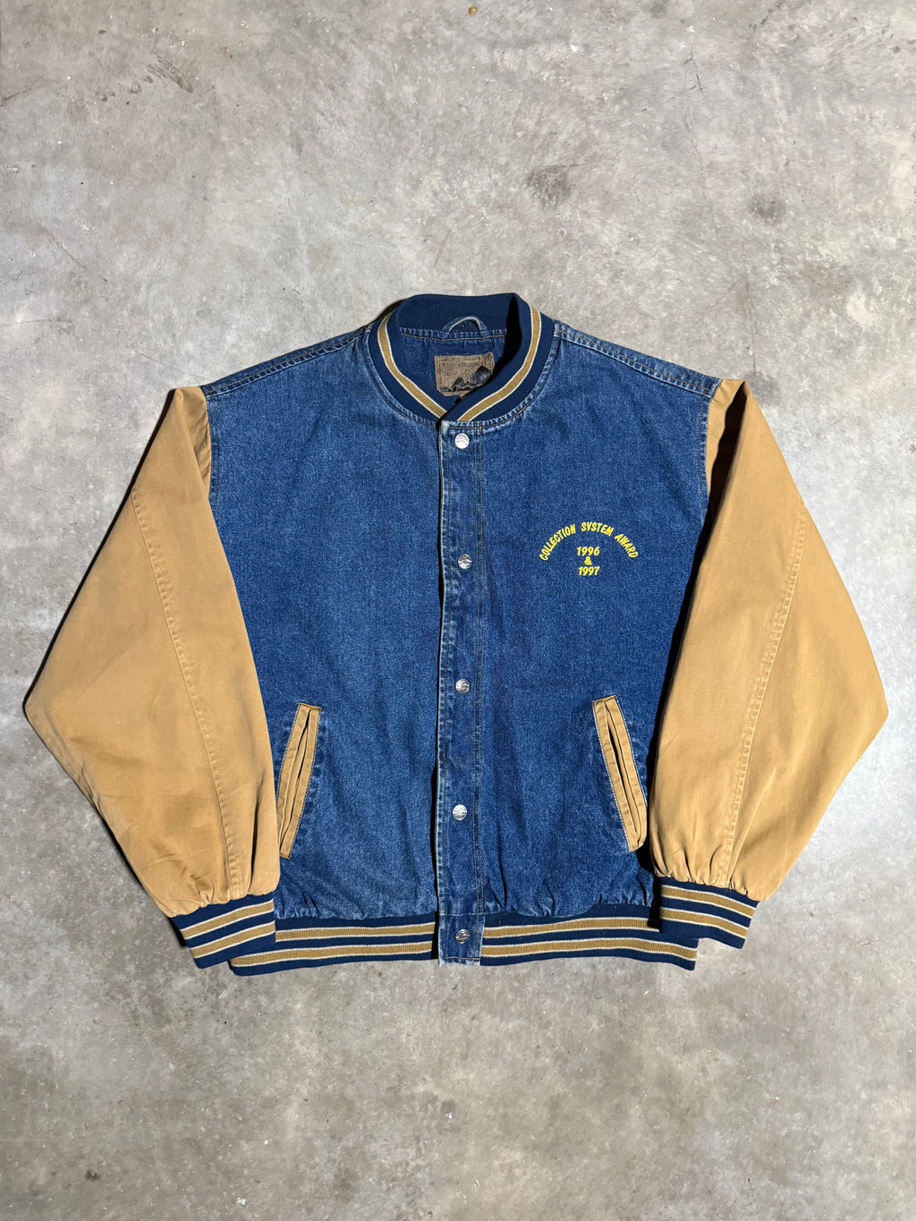 Vintage Indiana Water Pollution Control Jean Jacket (2XL)