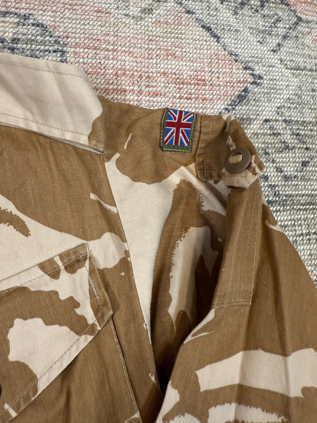 Vintage Desert Camo Union Jack Flag Jacket (XL)