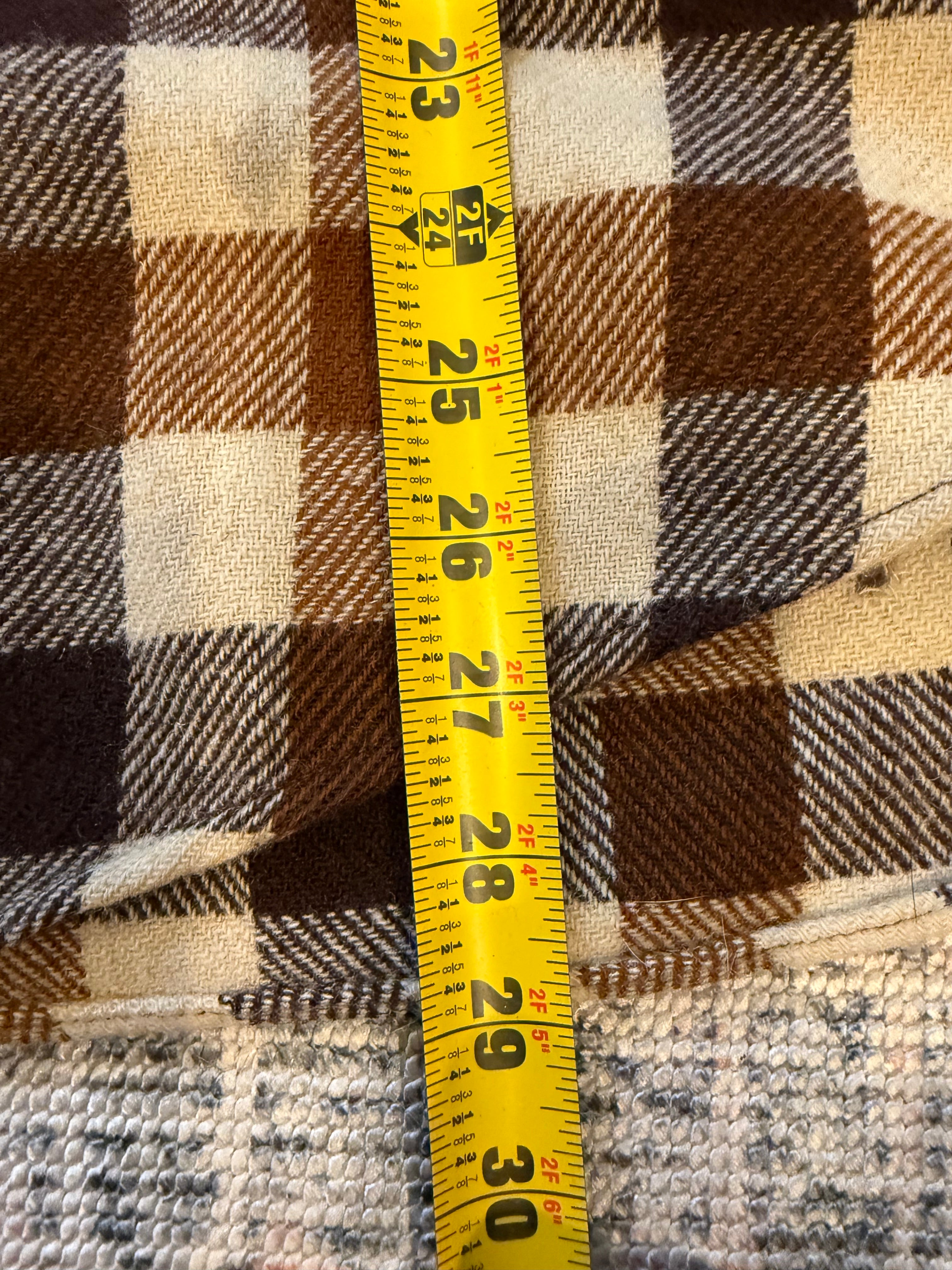 Vintage Woolrich Brown Flannel Shirt (L)