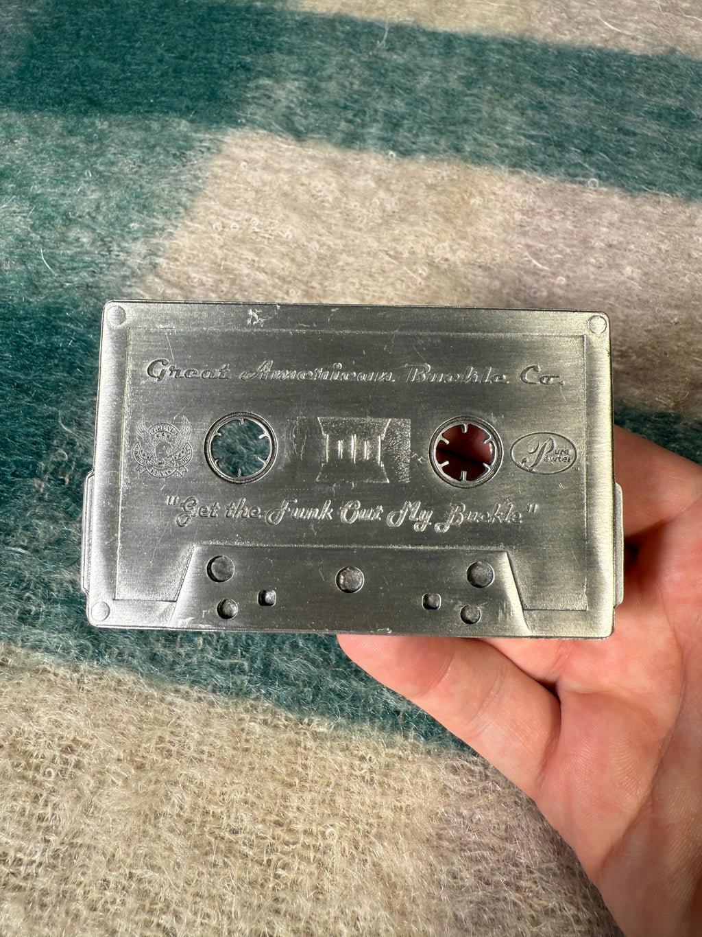 2004 Cassette Tape Belt Buckle