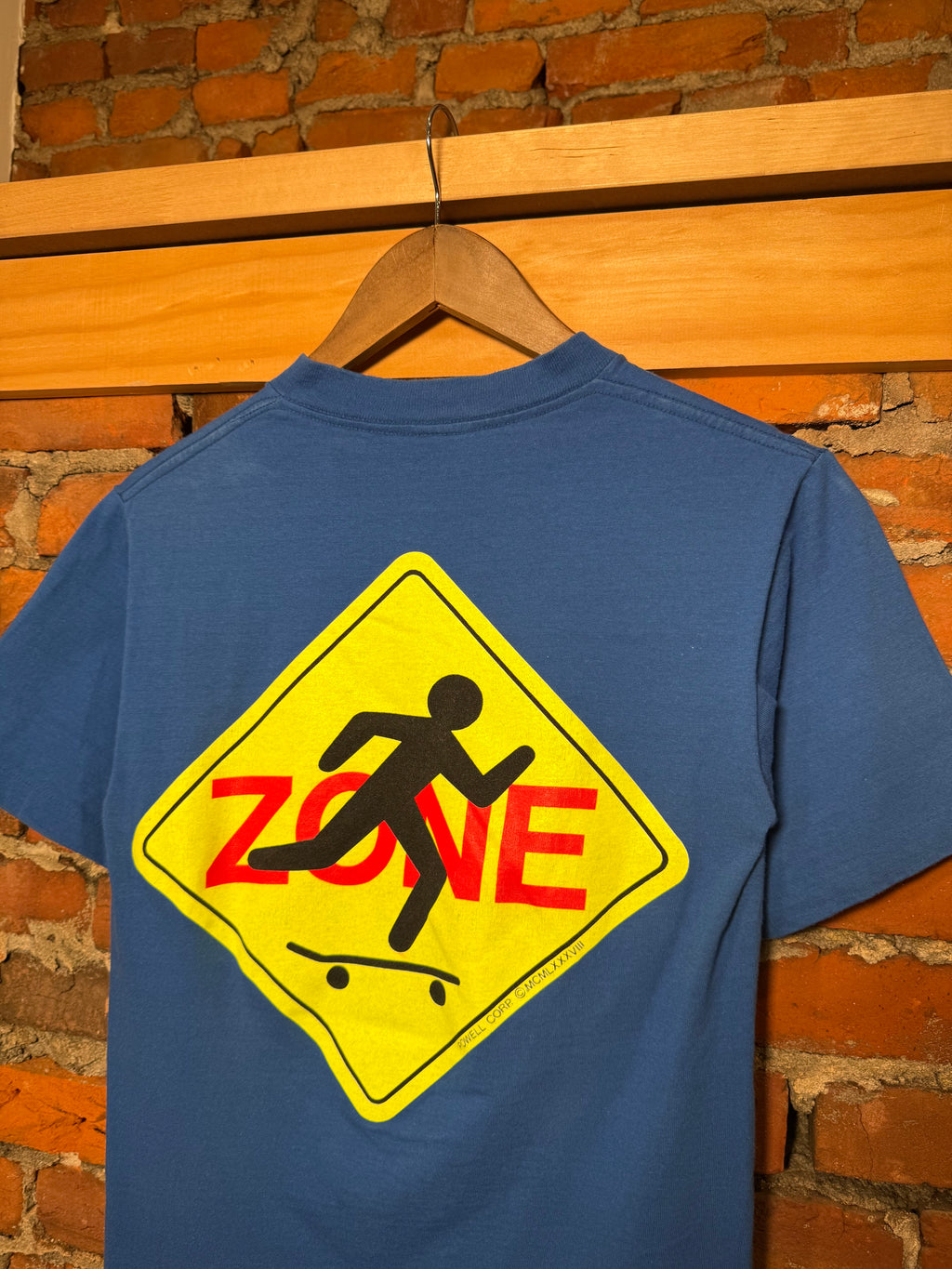 Vintage 1988 Powell Peralta Skate Zone Double Sided Shirt (S)