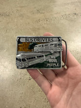 Load image into Gallery viewer, Vintage Bus Drivers We Move People Belt Buckle

